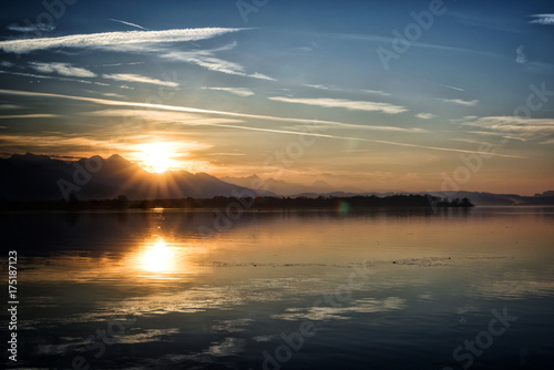 Sonnenuntergang am Chiemsee © eW-Foto