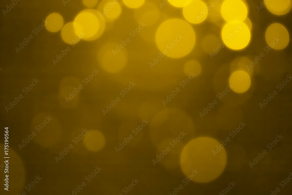 Obraz premium abstract bokeh background yellow color