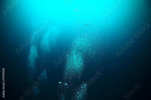 diving background bubbles underwater