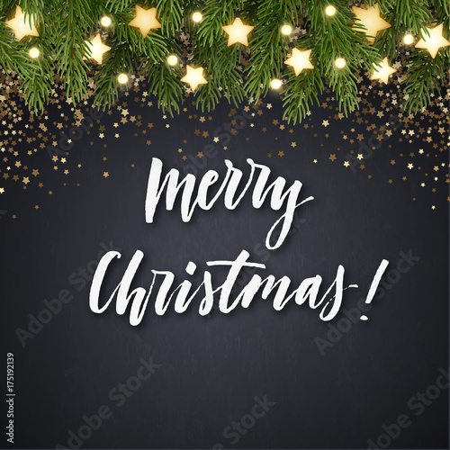 Christmas background with f...