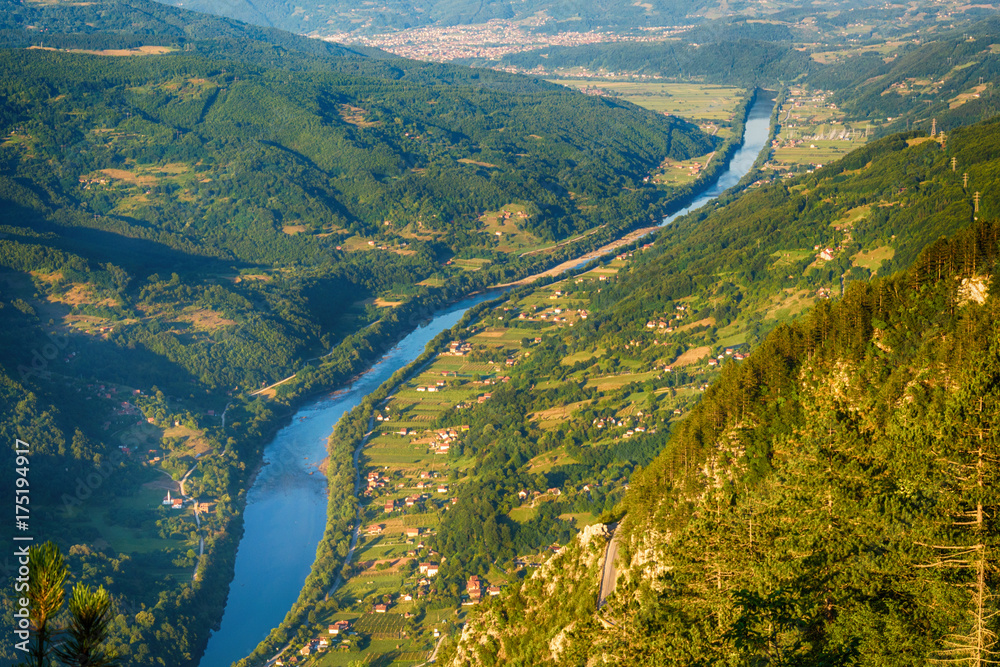 Fototapeta premium Viewpoint Banjska stena Tara mountain Serbia 