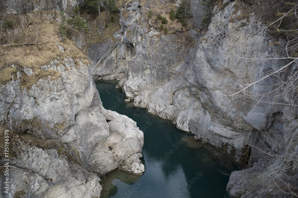Fototapeta premium Lechfall bei Füssen, Allgäu, Bayern