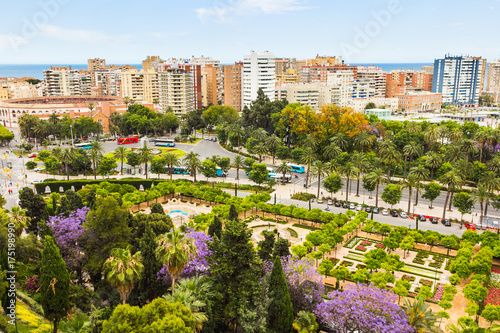 Malagueta neighborhood in Malaga