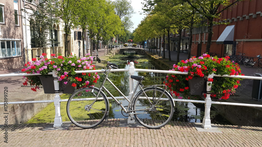 Bicycle On A Bridge