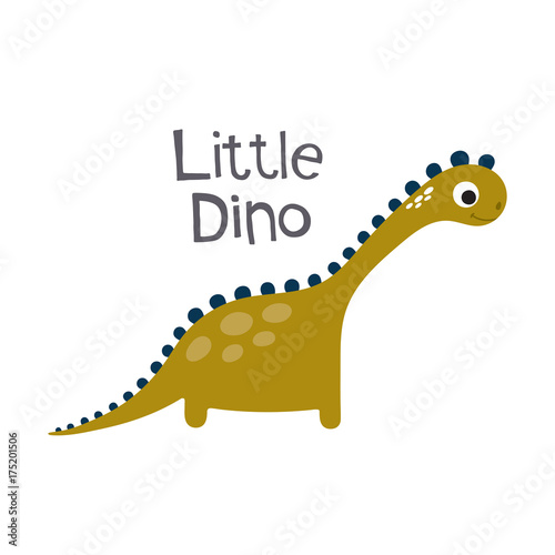 Cute dino vector illustration