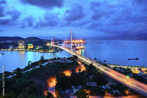 Bai Chay bridge in Ha Long city, Quang Ninh province, Vietnam