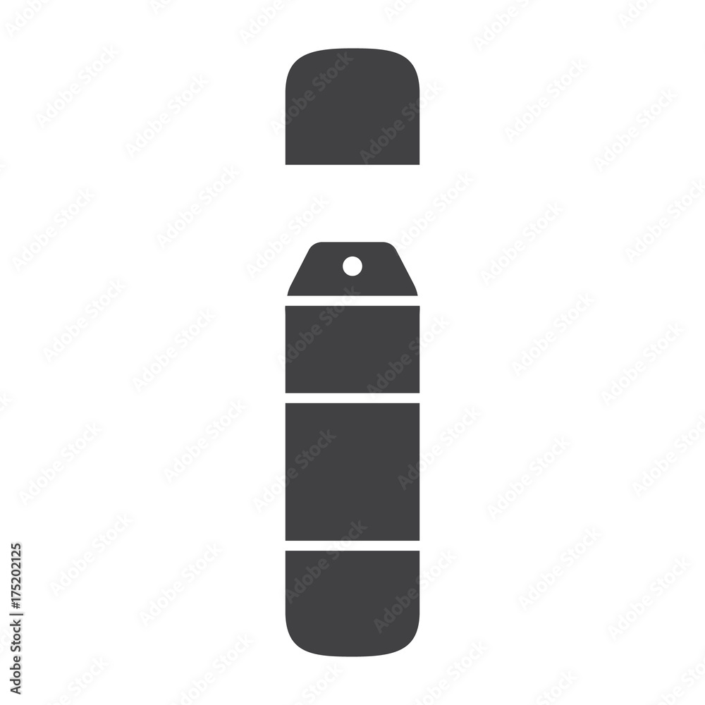 Spray antiperspirant glyph icon Spray antiperspirant glyph icon