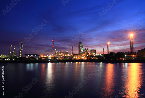 Sunset colorful sky and petrochemical industry1 © Tanewpix4289