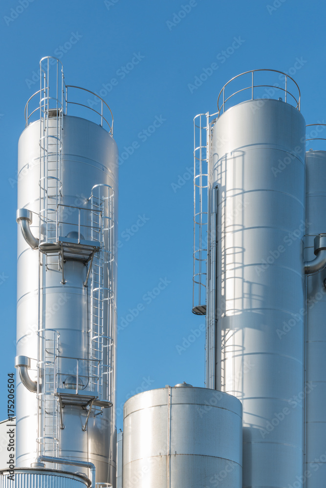 Tank storage of a food processing plant - 7165 Tank storage of a food processing plant - 7165