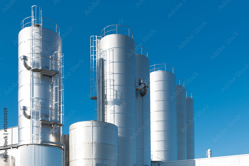 Tank storage of a food processing plant - 7143 Tank storage of a food processing plant - 7143