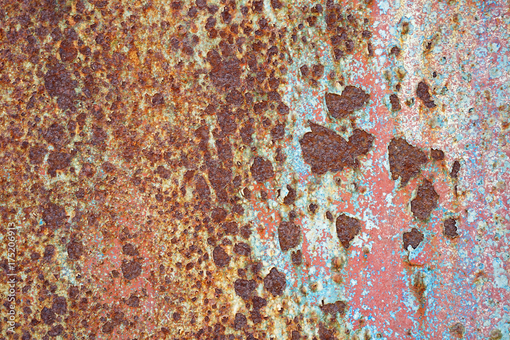 Texture of rusty iron on background Texture of rusty iron on background