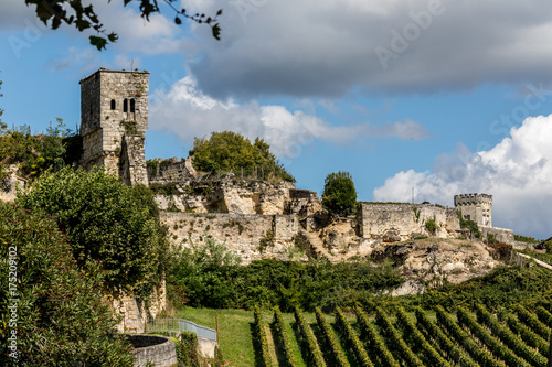 Billede på lærred Château La Clotte Castle  in Saint-Emilion