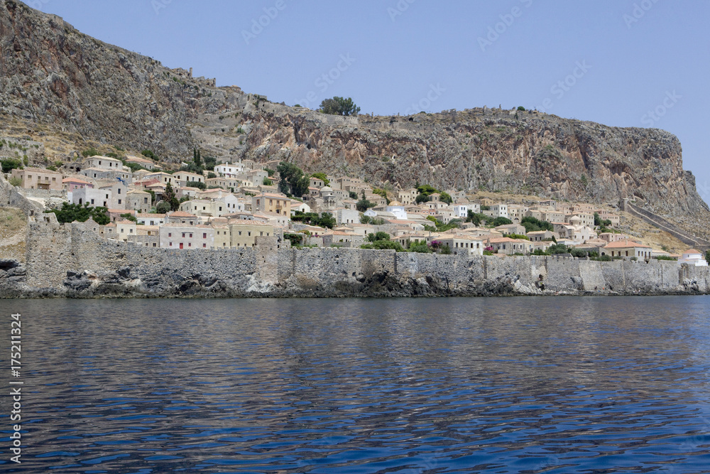 Monemvasia town, Laconia, Peloponnese, Greece Monemvasia town, Laconia, Peloponnese, Greece