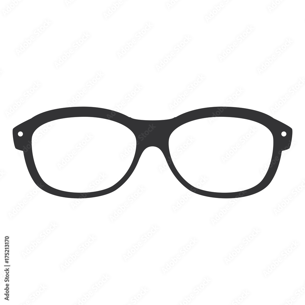 Fototapeta premium eye glasses isolated icon