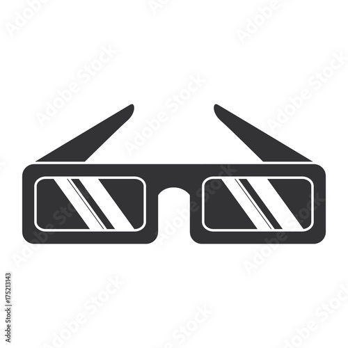 3d glasses cinema icon
