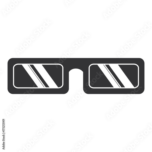 3d glasses cinema icon