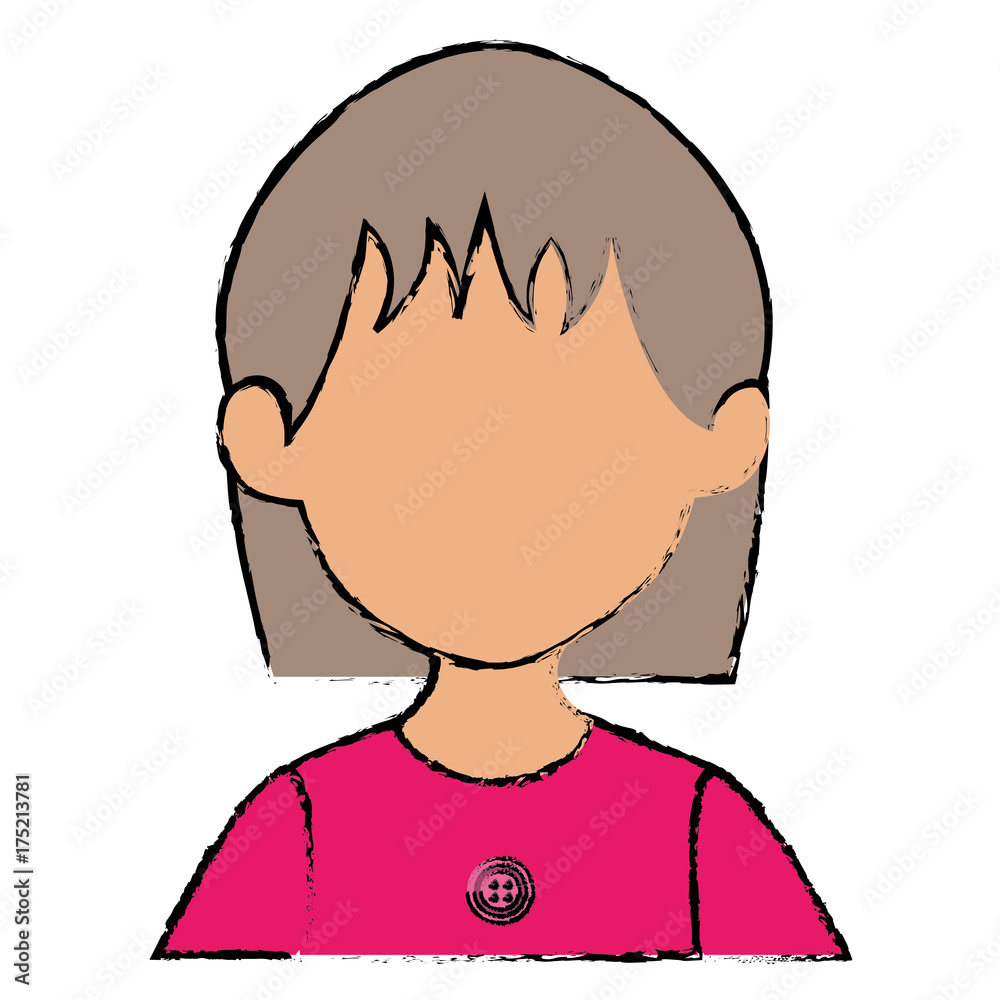 beautiful woman avatar character