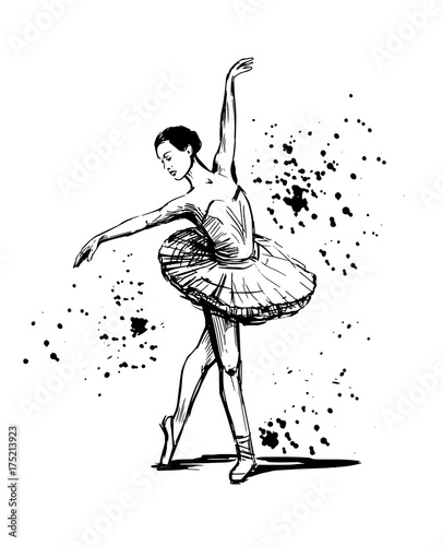 Sketch of ballerina