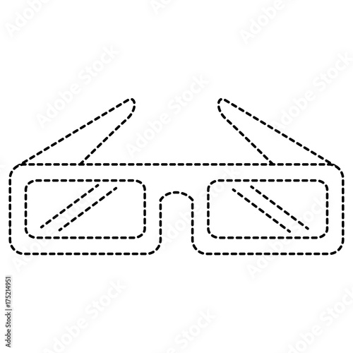 3d glasses cinema icon