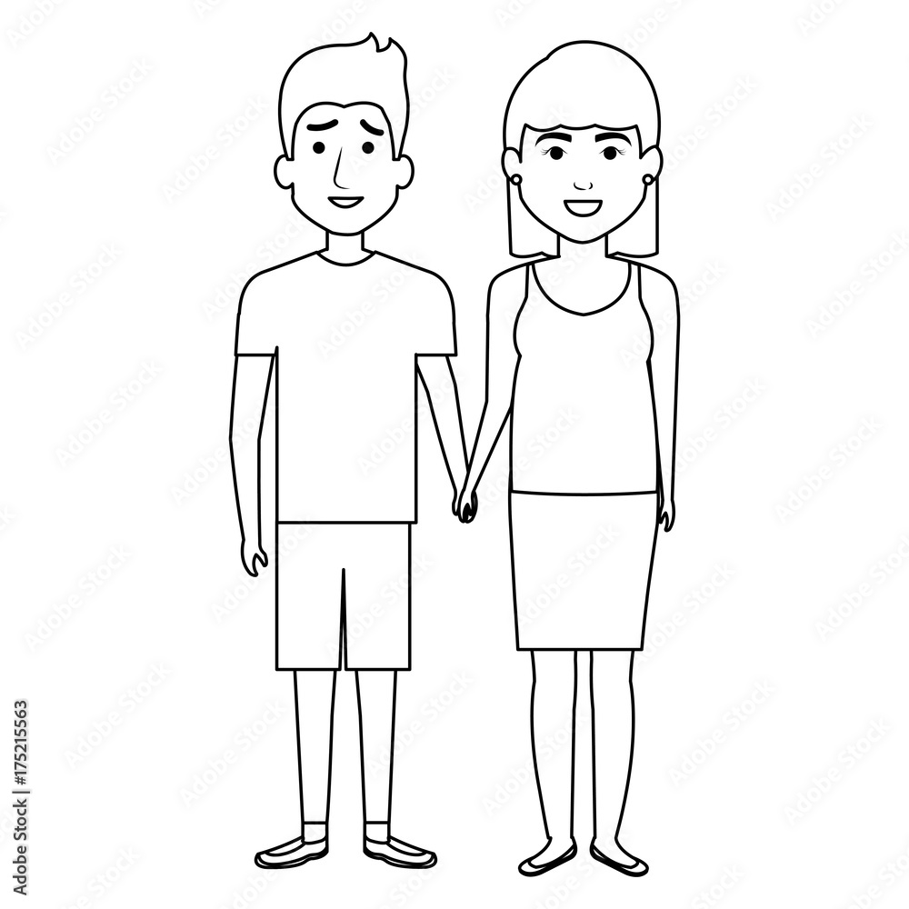 lovers couple avatars character lovers couple avatars character