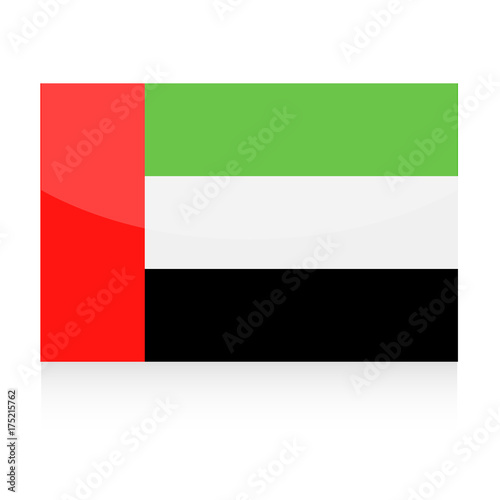 United Arab Emirates Flag Vector Icon
