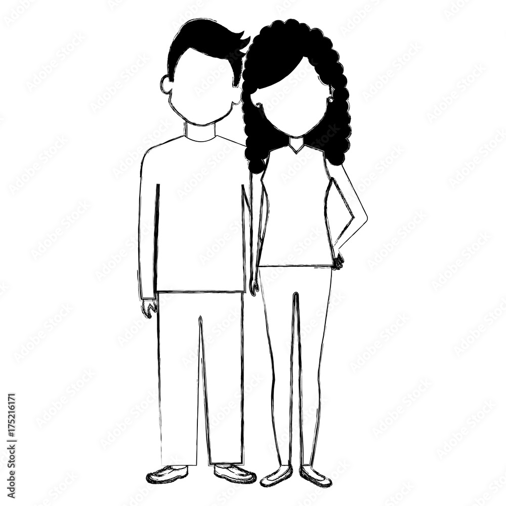 lovers couple avatars character lovers couple avatars character