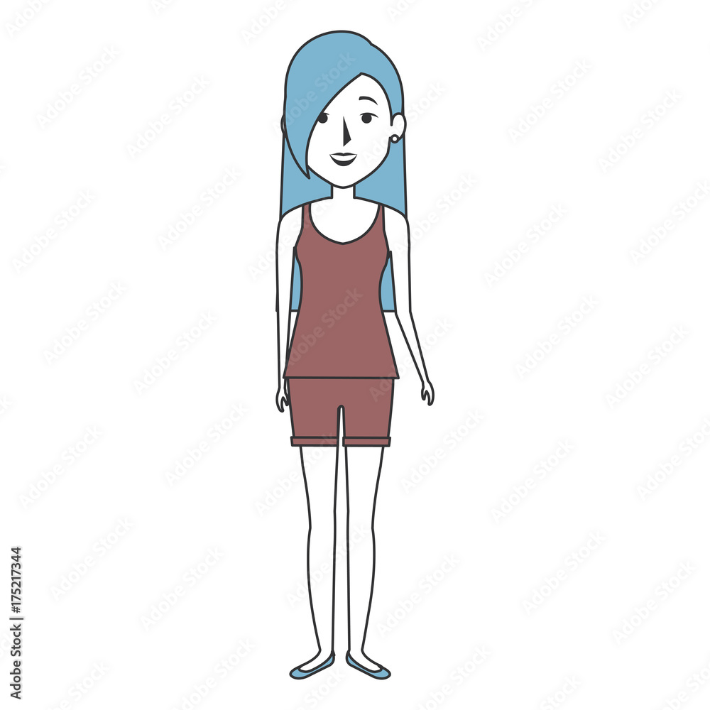 beautiful woman avatar character