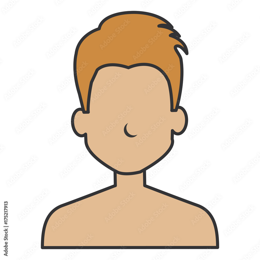 young man shirtless avatar character young man shirtless avatar character