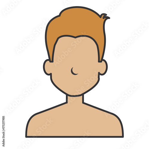 young man shirtless avatar character