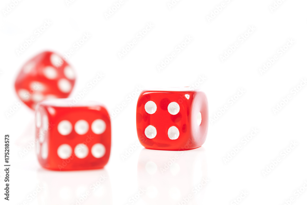 Dices on White Dices on White
