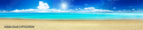 Sea beach panorama