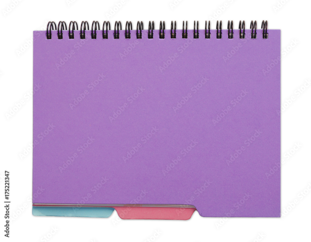The purple cover of Note book1 The purple cover of Note book1