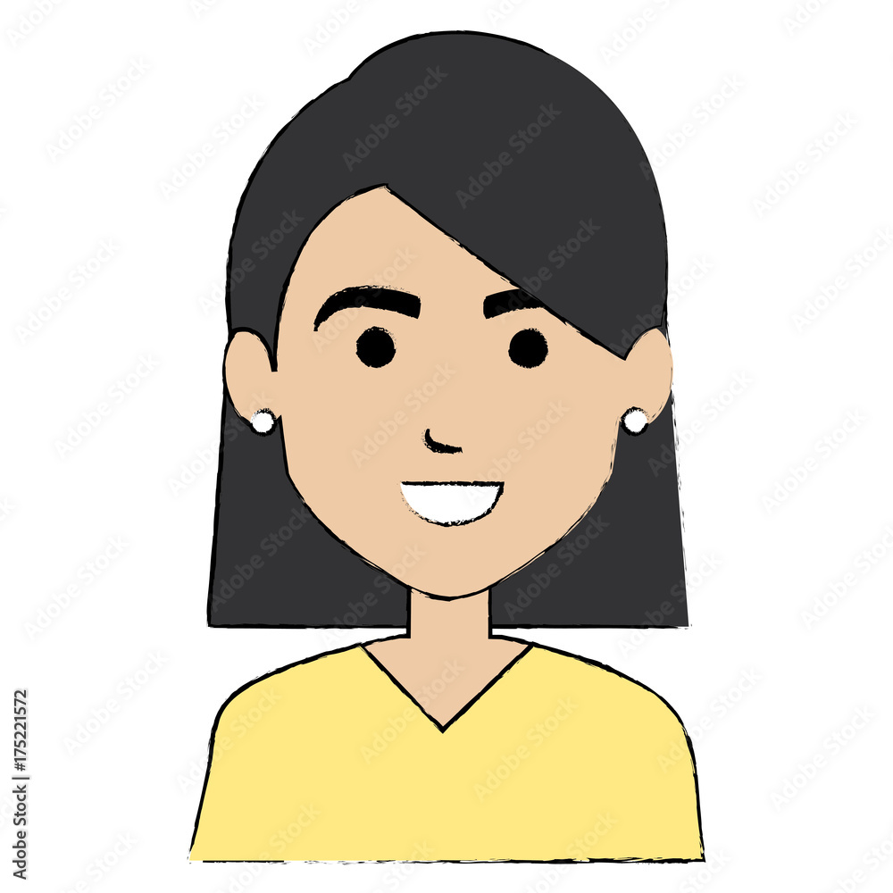beautiful woman avatar character beautiful woman avatar character