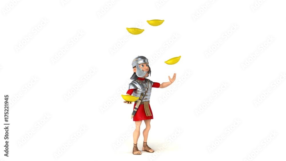Fun roman soldier - 3D Animation Fun roman soldier - 3D Animation