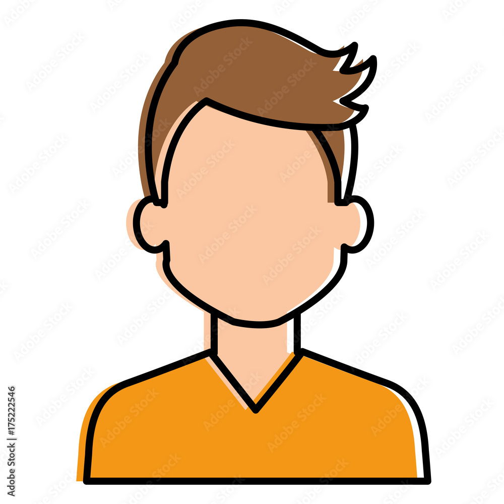 young man avatar character young man avatar character