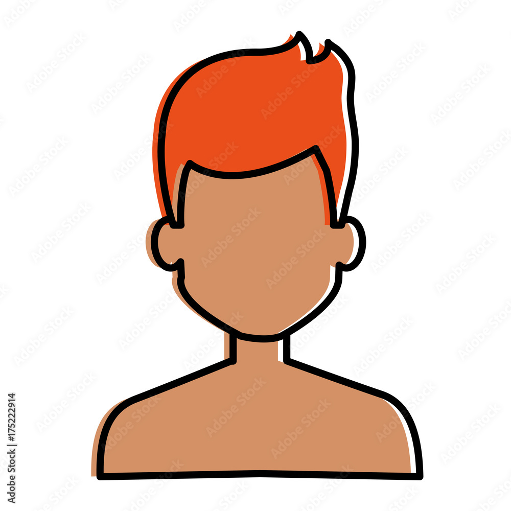 young man shirtless avatar character young man shirtless avatar character