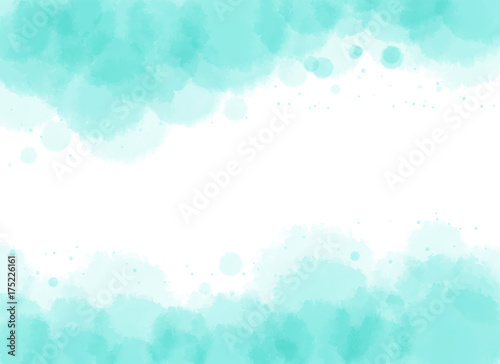 Background template with light blue watercolor texture