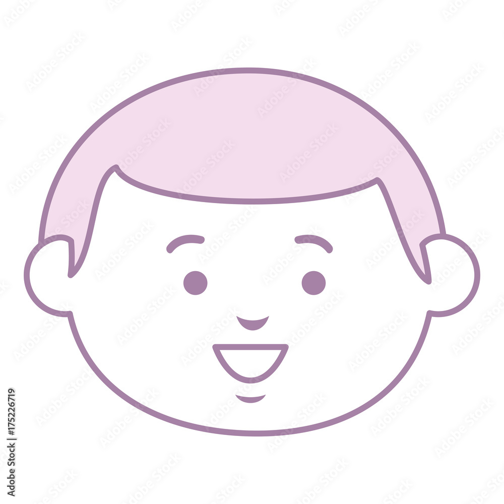 little boy head avatar character little boy head avatar character