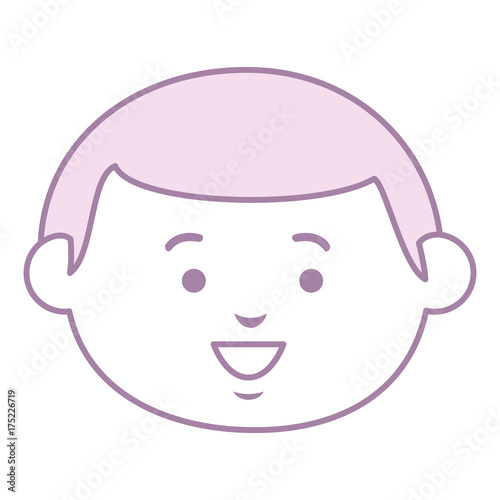 little boy head avatar character