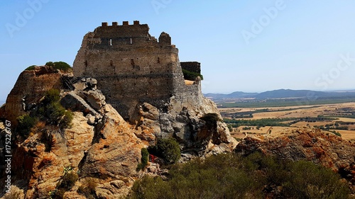 Castle of Acquafredda in Siliqua. Sardinia. Italy photo