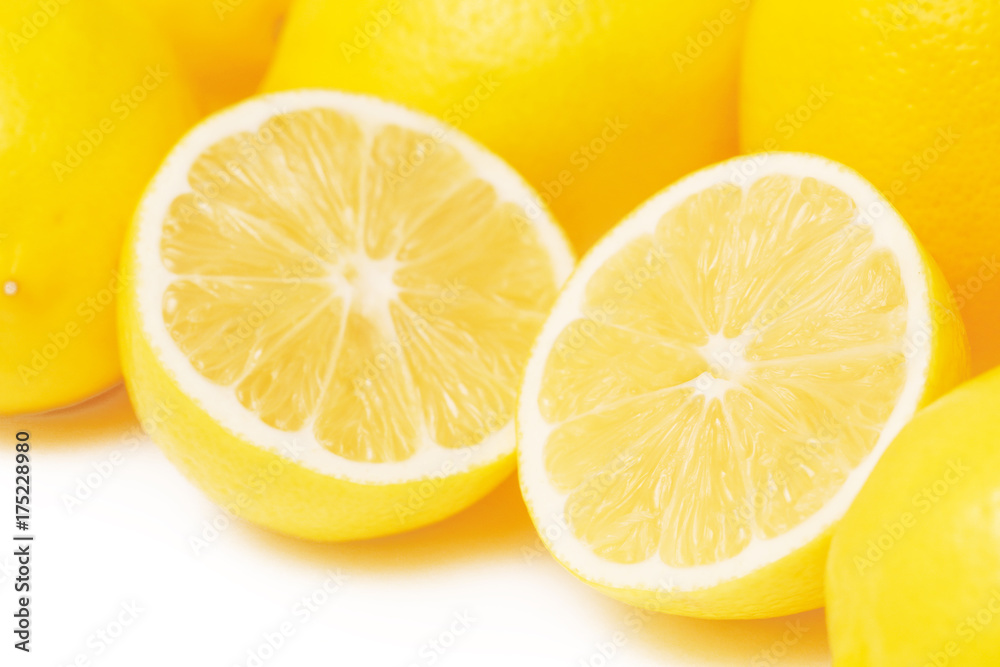 Lemon, studio image on white