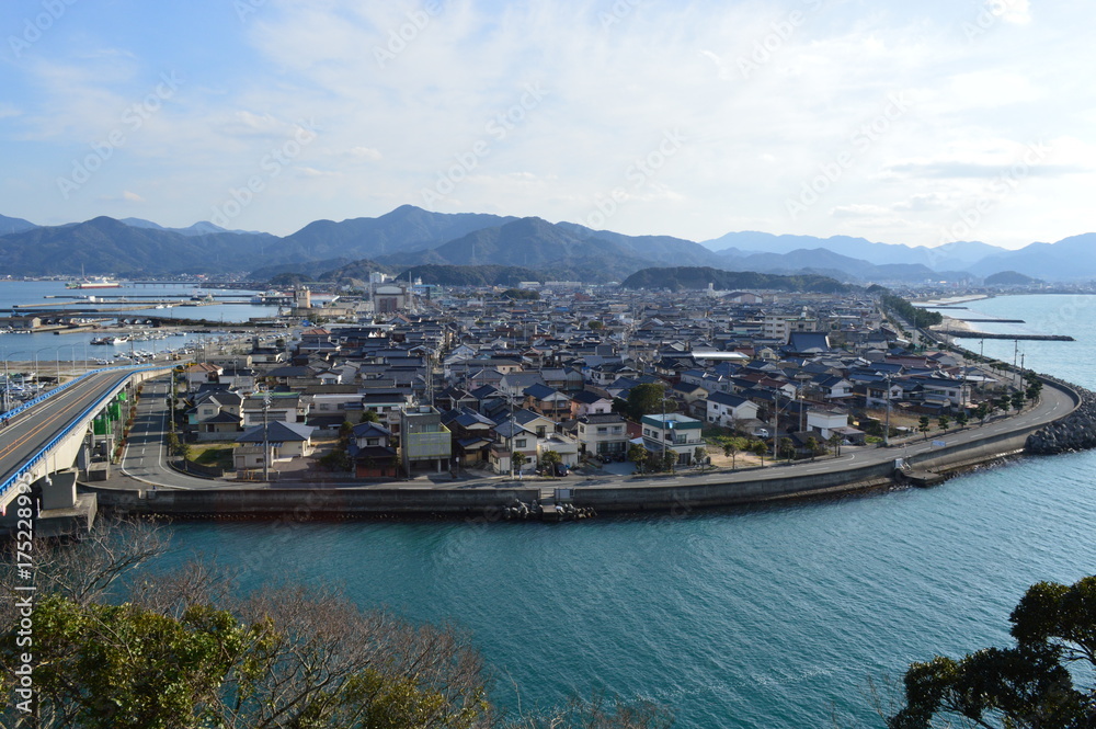 Fototapeta premium 金子みすゞさんが生まれ育った町仙崎