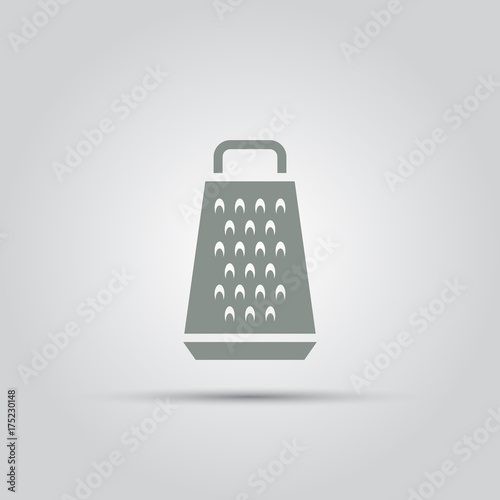 grater for vegetables isolated vector flat icon