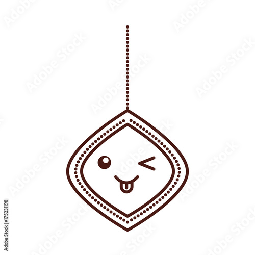 kawaii christmas ball hanging decoration ornament