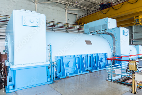 industrial generator in the Nuclear Power Plant