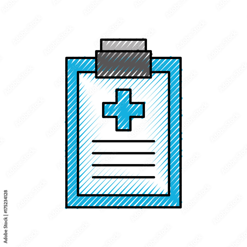 Fototapeta premium clipboard checklist report medical instrument work