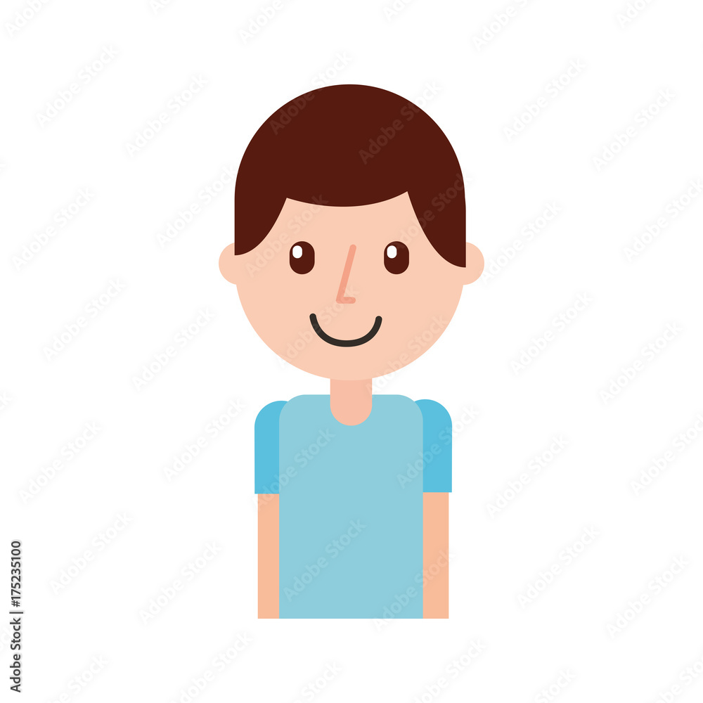 happy man teacher cartoon education vector illustration