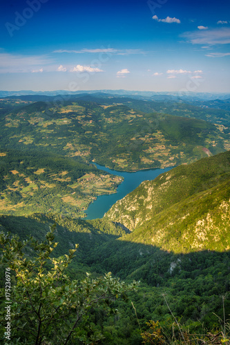 Biljeska stena viewpoint landscape Tara mountain Serbia