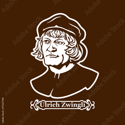 Ulrich Zwingli. Protestantism. Leaders of the European Reformation. photo