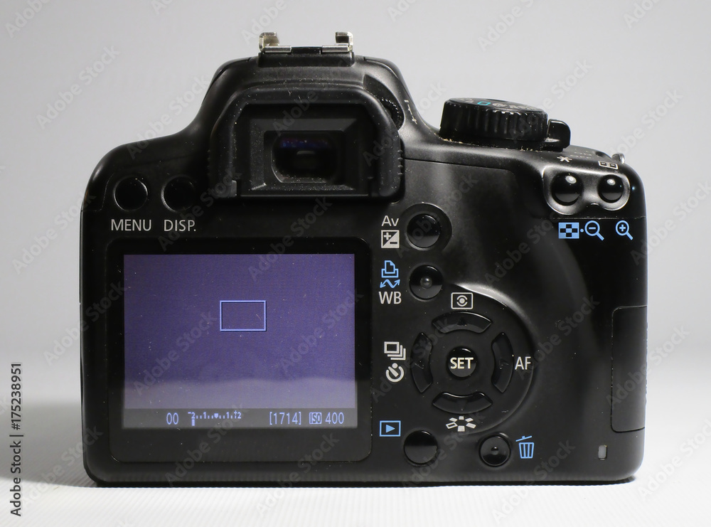 Digital reflex camera, back